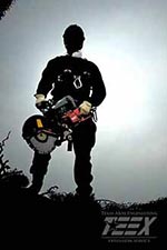 Emergency responder silhouette