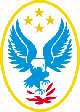 NFA logo with eagle spreading wings and stars above it