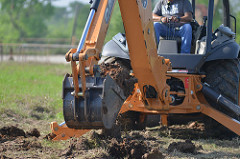 Heavy Equipment and Construction Site
