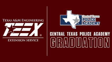 TEEX Central Texas Police Academy Graduation Graphic