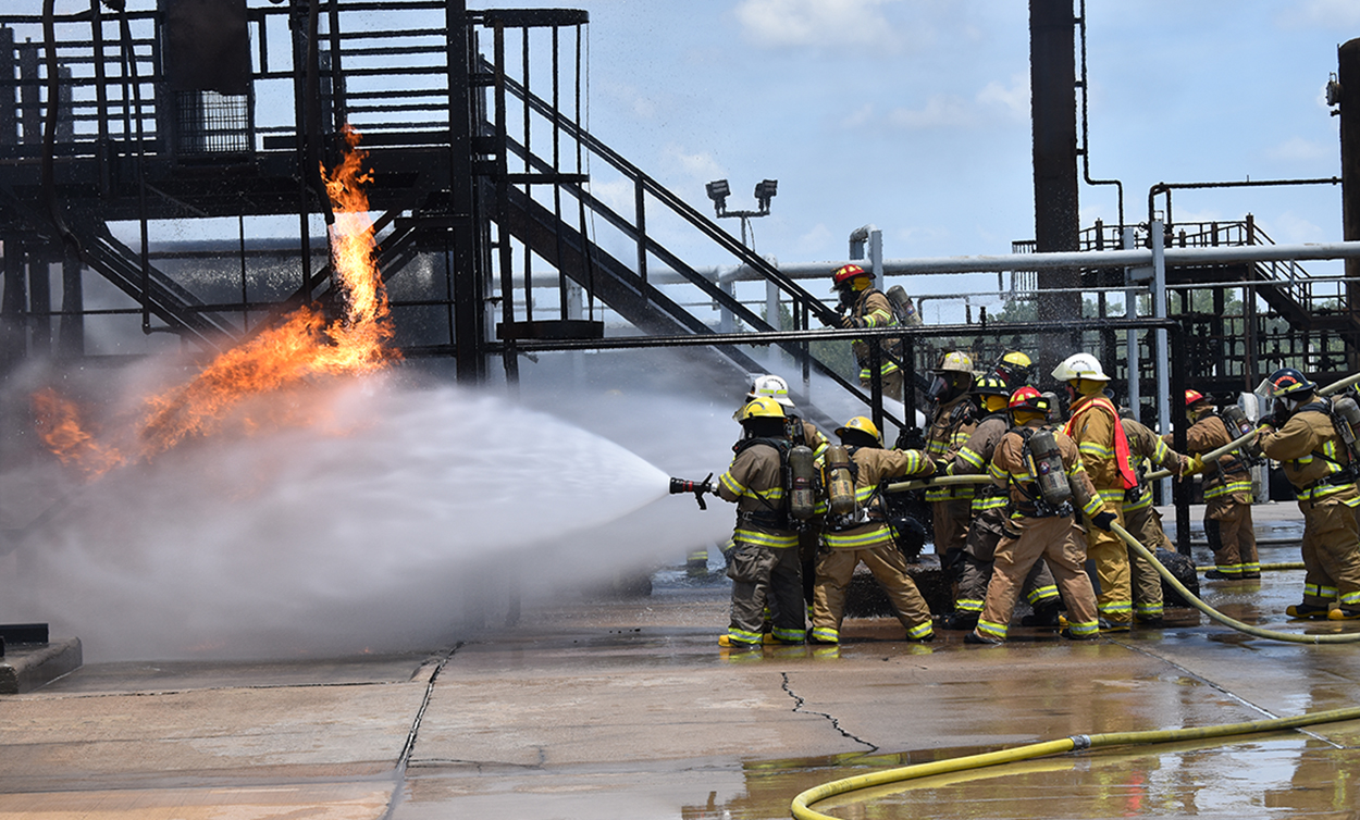 Spring Fire School sparks 400 firefighters into action at Brayton Fire