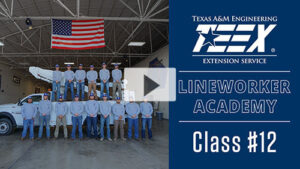 TEEX Lineworker Academy Class 12 photo in Utilities Hangar