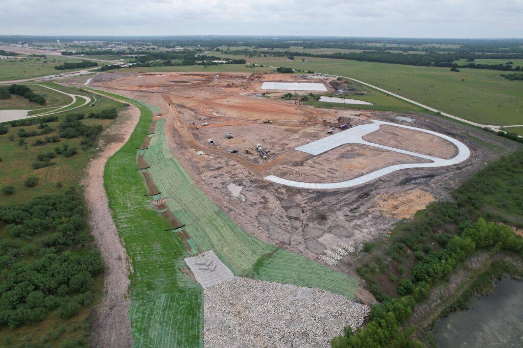 Overall aerial view of the Public Service Training Complex