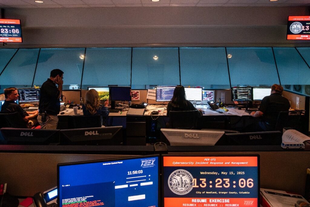 people sitting at computers