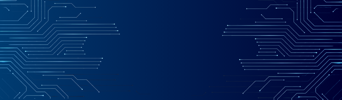 Blue background with cyber details